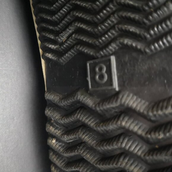 McKinley Ladies Size 8 Black w/ White Trim Harlow Ankle Rubber Boots - Picture 8 of 8